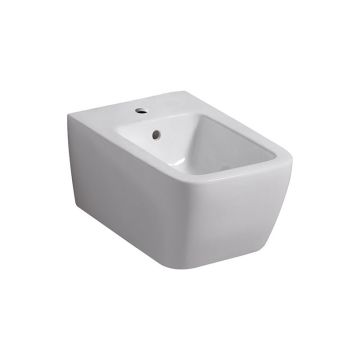 Geberit iCon Square Bidet Überlauf, weiß, KeraTect