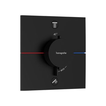 Hansgrohe ShowerSelect Comfort E Thermostat Unterputz in Mattschwarz