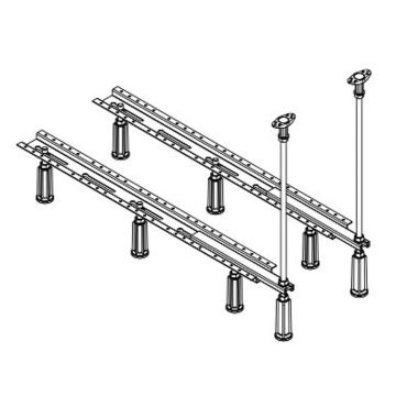 Mauersberger Zubehör Wannenfüße Fußgestell m Wannenrandabstützung