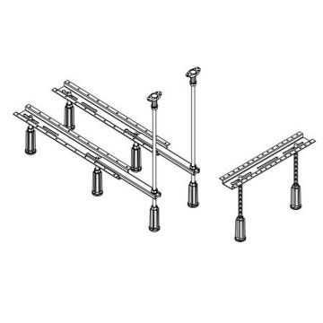 Mauersberger Zubehör Wannenfüße Fußgestell Eck
